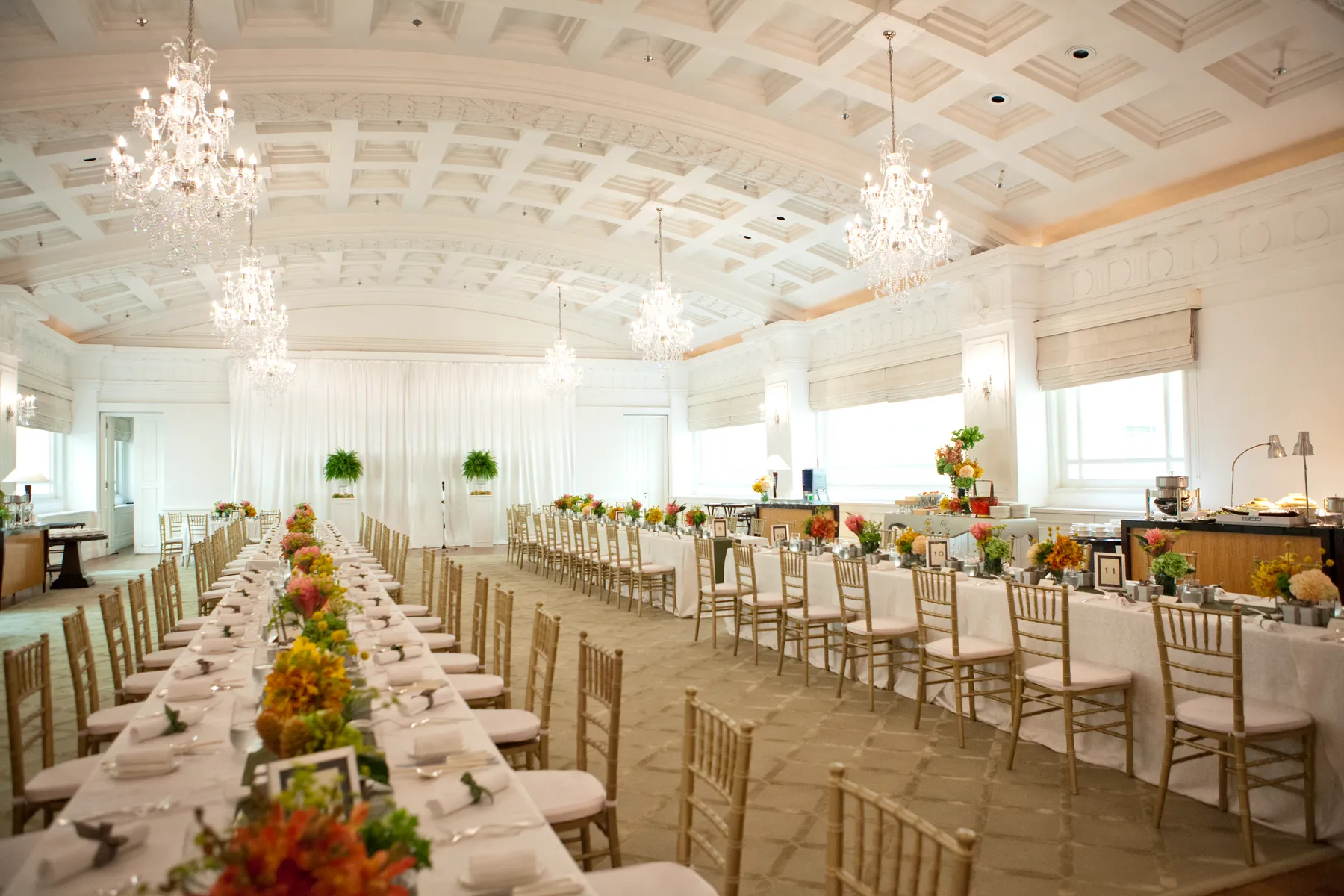 The Fullerton Hotel Singapore Ballroom near the CBD waterfront