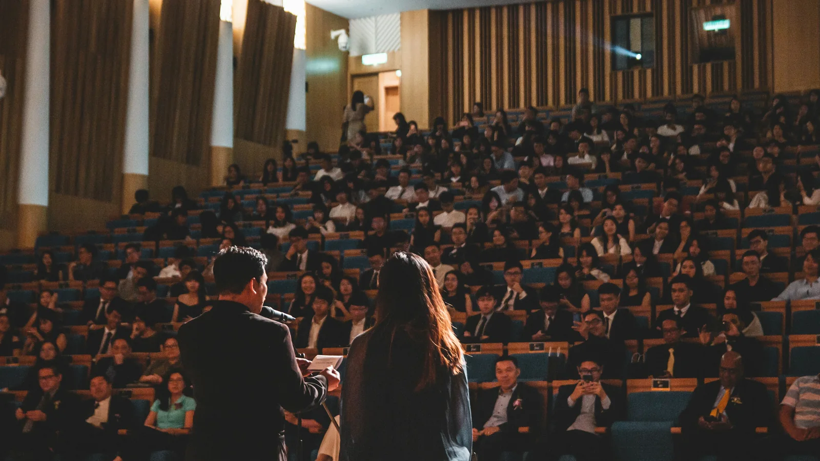 Hall full of dealers at a product launch event in Malaysia, the reveal moment of this case study